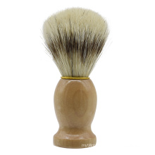 Men Shaving Brush Wooden Handle Nylon Hair Facial Beard Cleaning Appliance High Quality Professional Salon Tool Safety Razor Bru